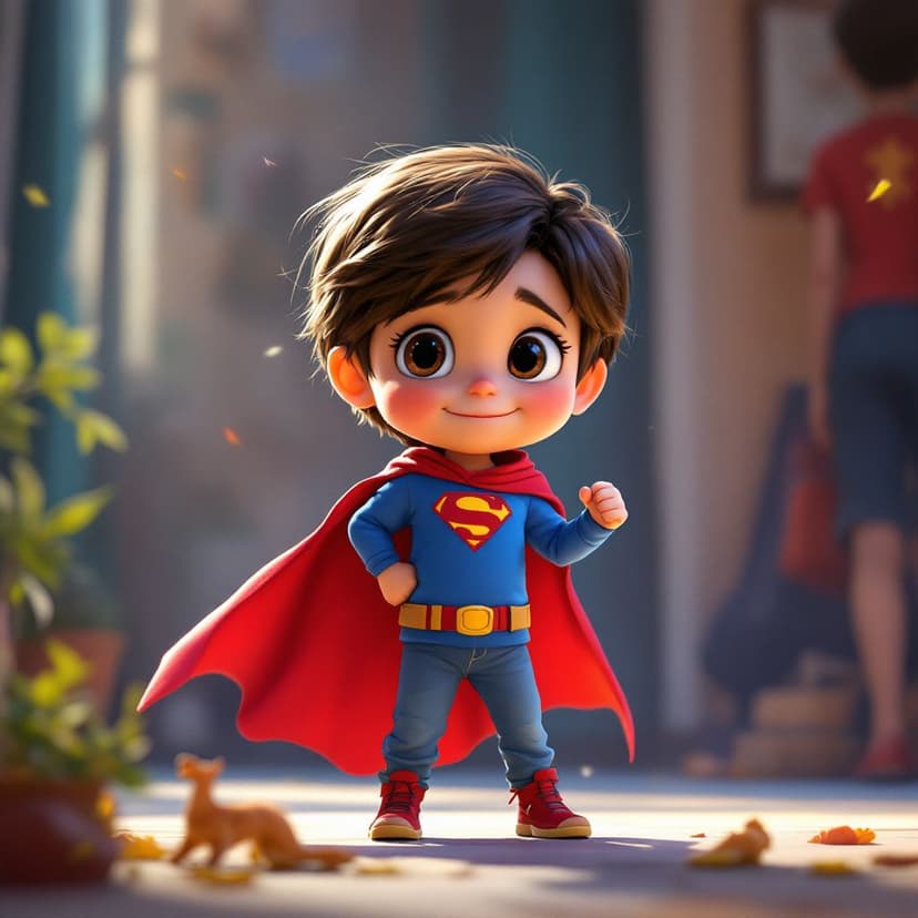 Hazel's Superhero Training Day: Learning to use special powers to help others story preview