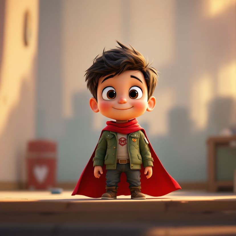 Hudson's Superhero Training Day: Learning to use special powers to help others story preview