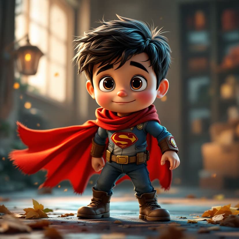 James's Superhero Training Day: Learning to use special powers to help others story preview