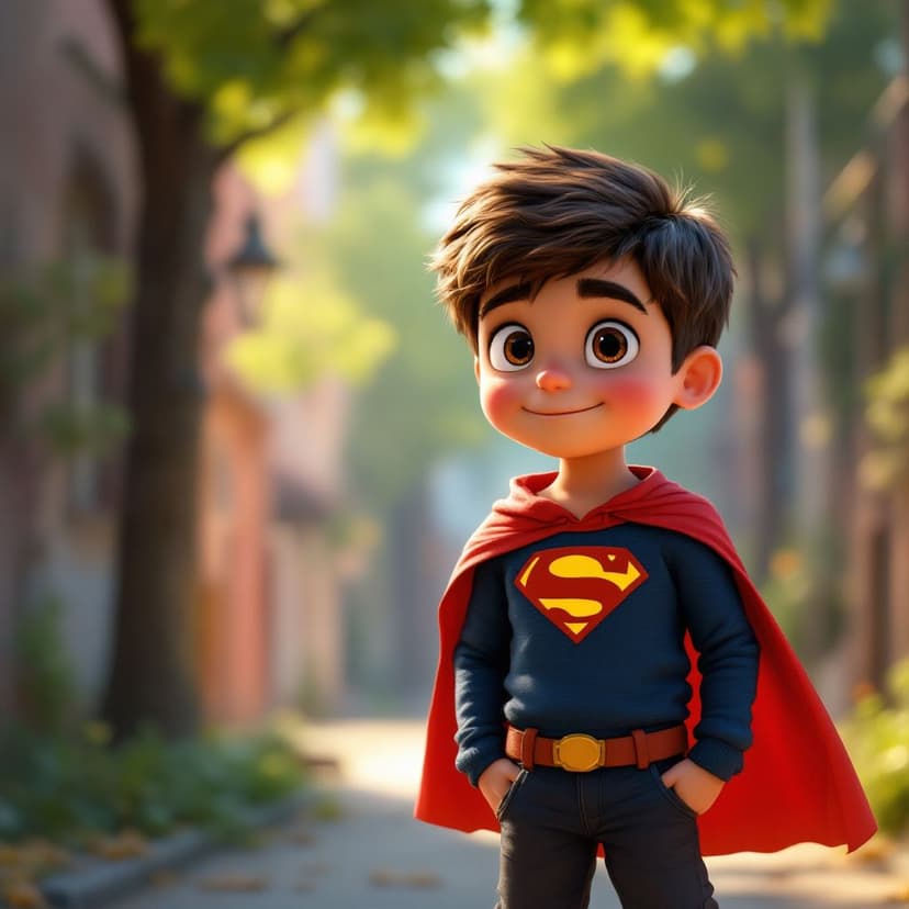 Sebastian's Superhero Training Day: Learning to use special powers to help others story preview
