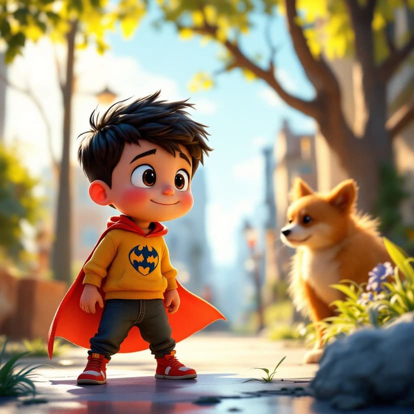 Theodore's Superhero Training Day: Learning to use special powers to help others story preview