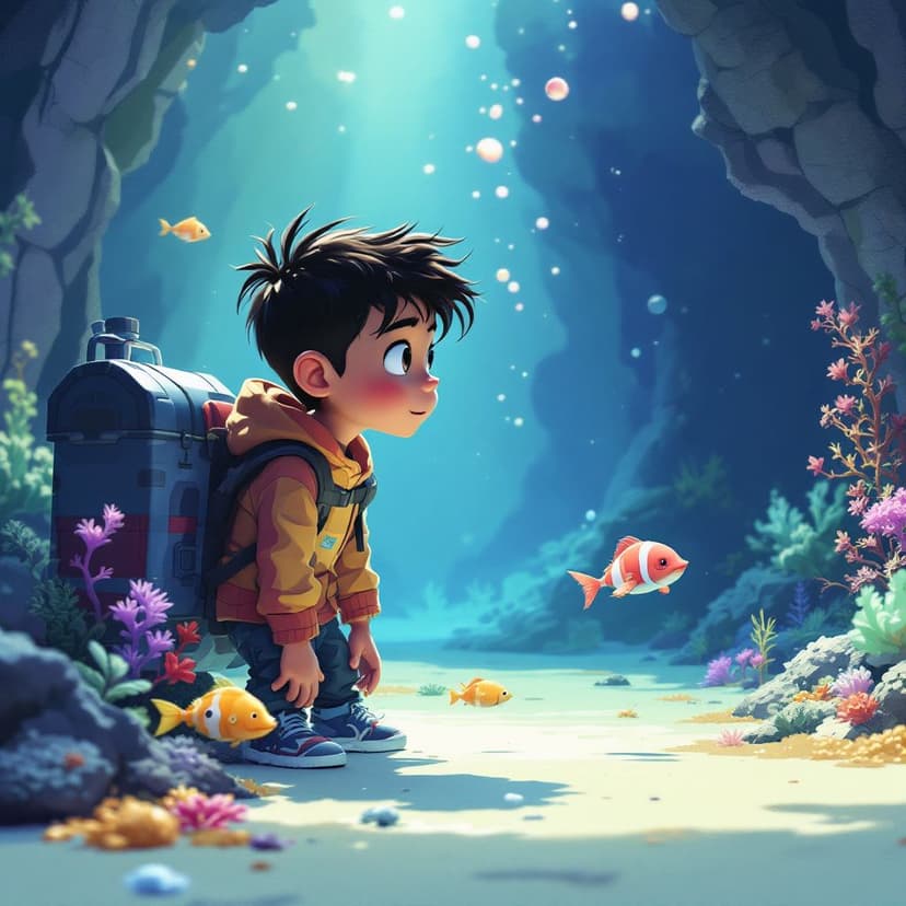 Asher's Underwater Explorer: Discovering lost cities with merpeople story preview