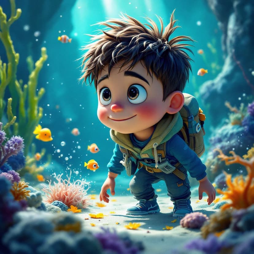 Daniel's Underwater Explorer: Discovering lost cities with merpeople story preview