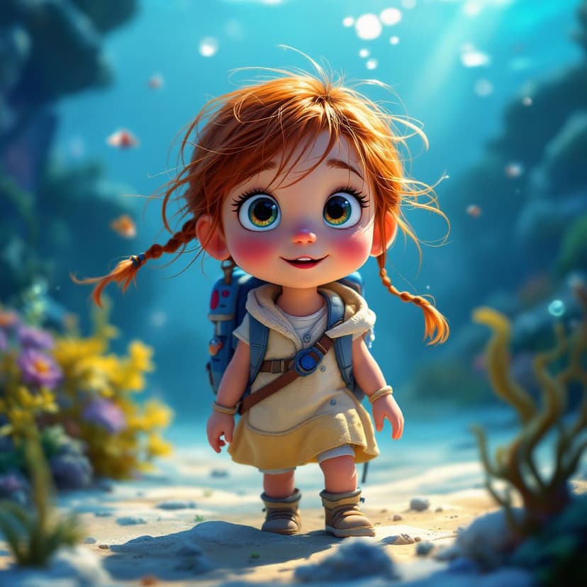 Elizabeth's Underwater Explorer: Discovering lost cities with merpeople story preview