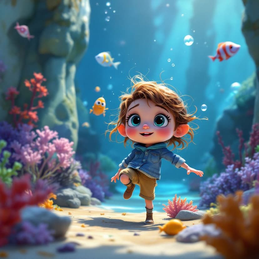 Hazel's Underwater Explorer: Discovering lost cities with merpeople story preview