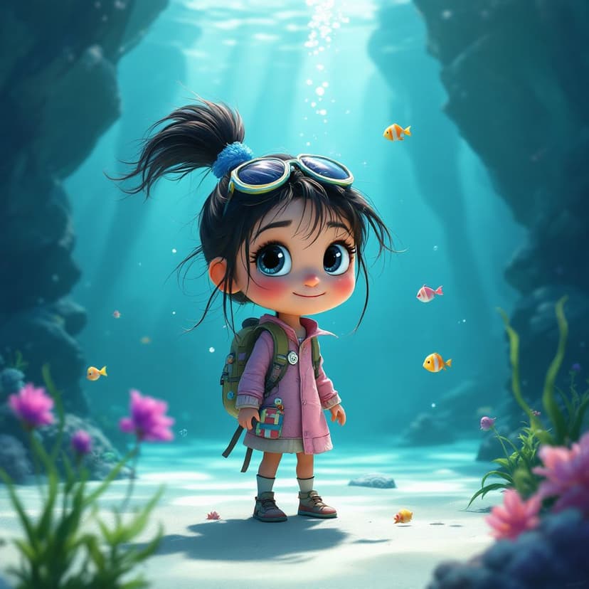 Isabella's Underwater Explorer: Discovering lost cities with merpeople story preview