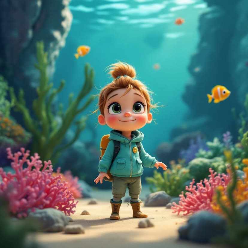 Penelope's Underwater Explorer: Discovering lost cities with merpeople story preview