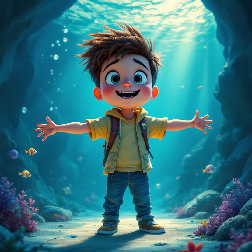 Sebastian's Underwater Explorer: Discovering lost cities with merpeople story preview