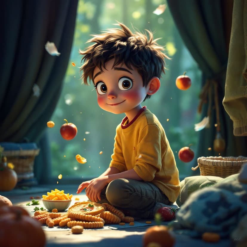 Liam's World Food Festival: Tasty Adventures story preview