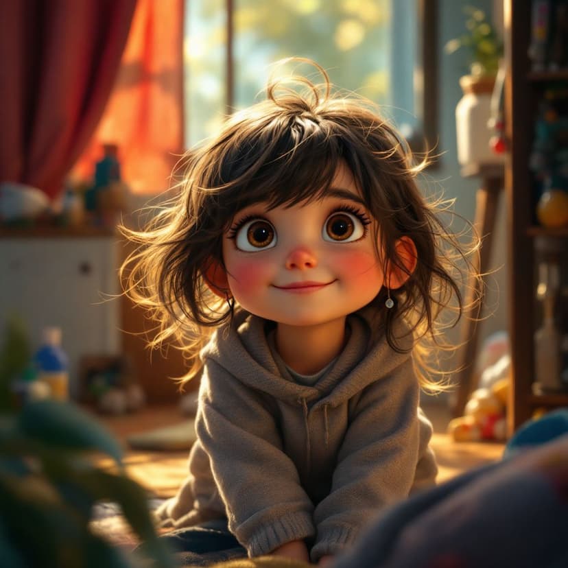 Olivia's First Haircut: Brave Little Hero story preview