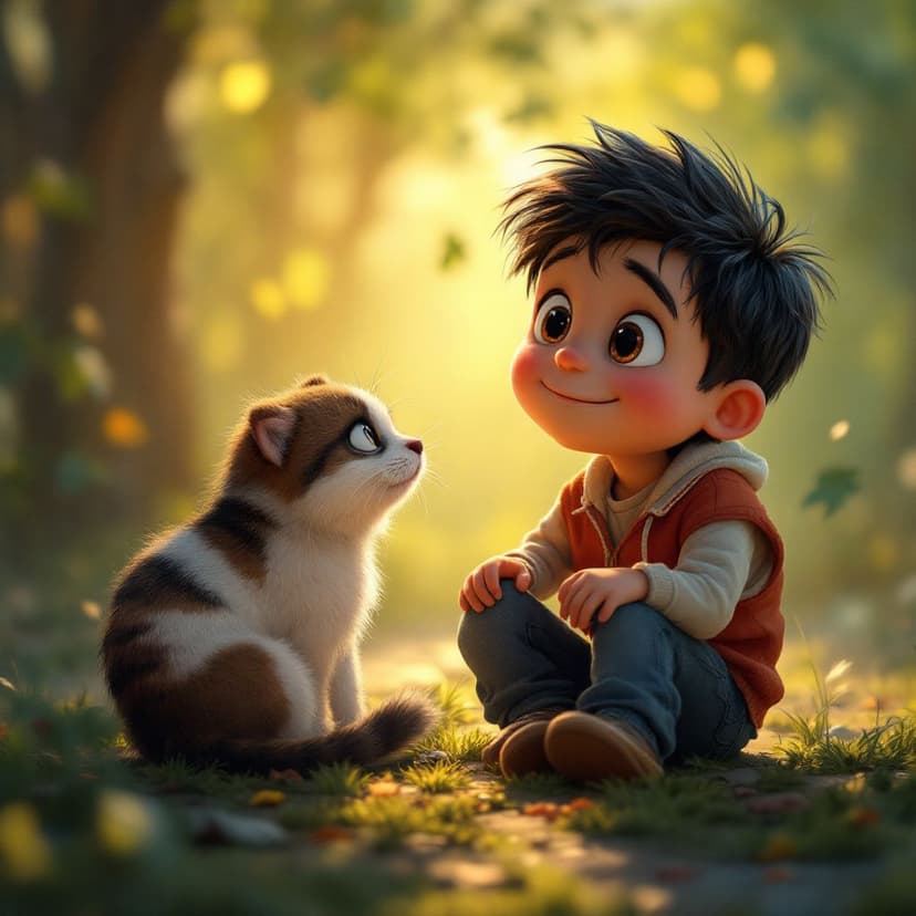Liam's Goodbye Friend: When Pets Cross the Rainbow Bridge story preview