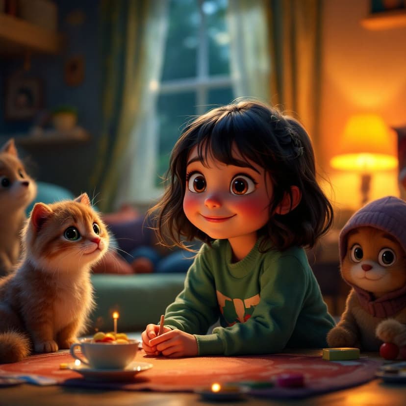 Charlotte's Family Game Night Adventures story preview