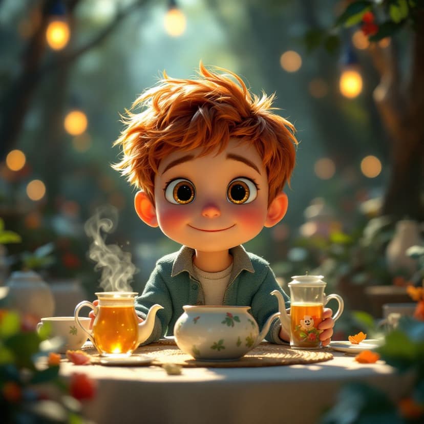 Liam's Dragon's Tea Party: Making Magical Friends story preview