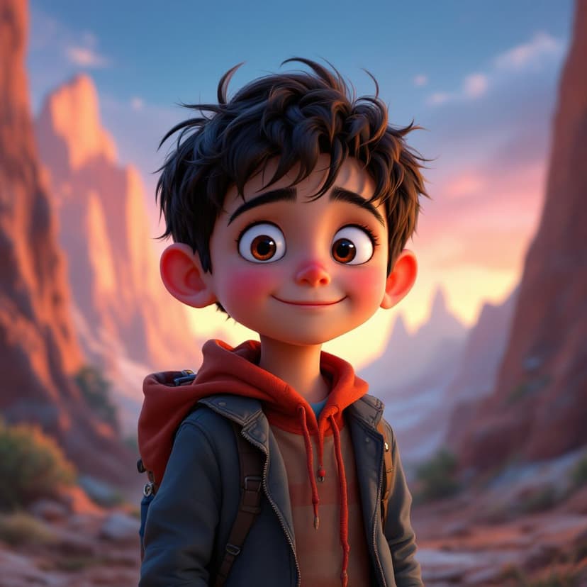 Daniel's Alien Planet: Exploring a new world with alien friends story preview
