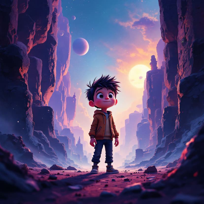 Levi's Alien Planet: Exploring a new world with alien friends story preview