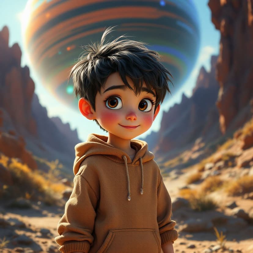 Mia's Alien Planet: Exploring a new world with alien friends story preview