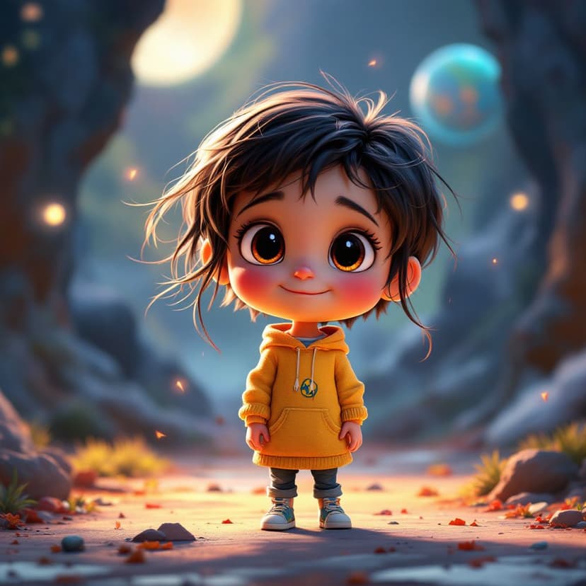 Sofia's Alien Planet: Exploring a new world with alien friends story preview