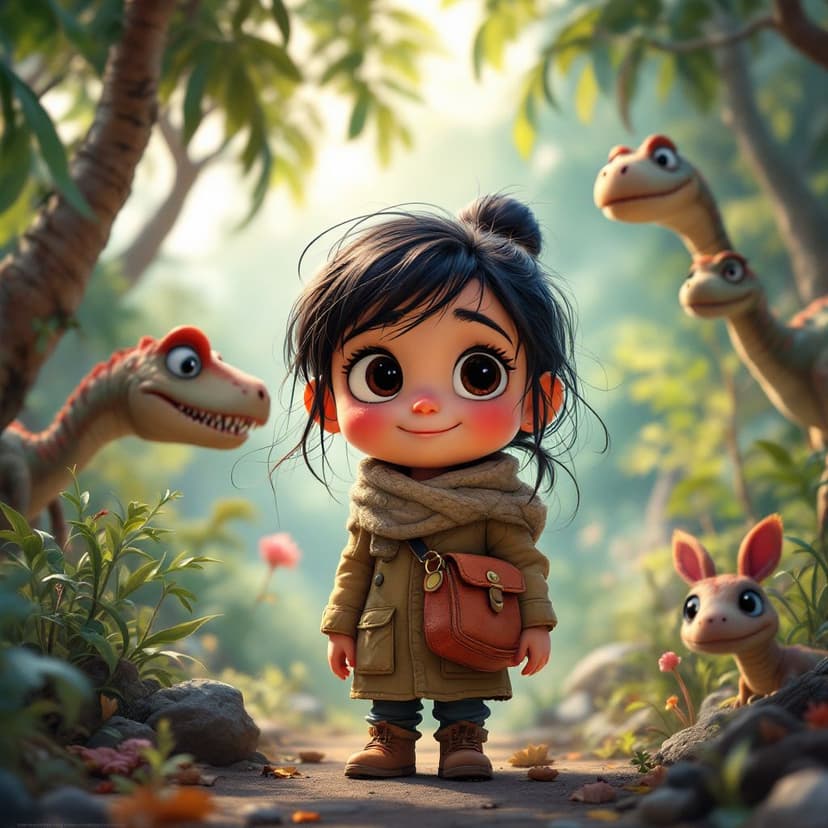 Aria's Dinosaur World: Exploring a world of dinosaurs and prehistoric creatures story preview