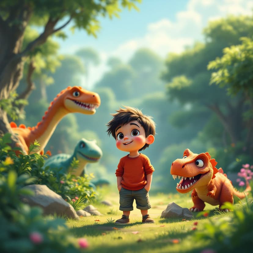 Daniel's Dinosaur World: Exploring a world of dinosaurs and prehistoric creatures story preview