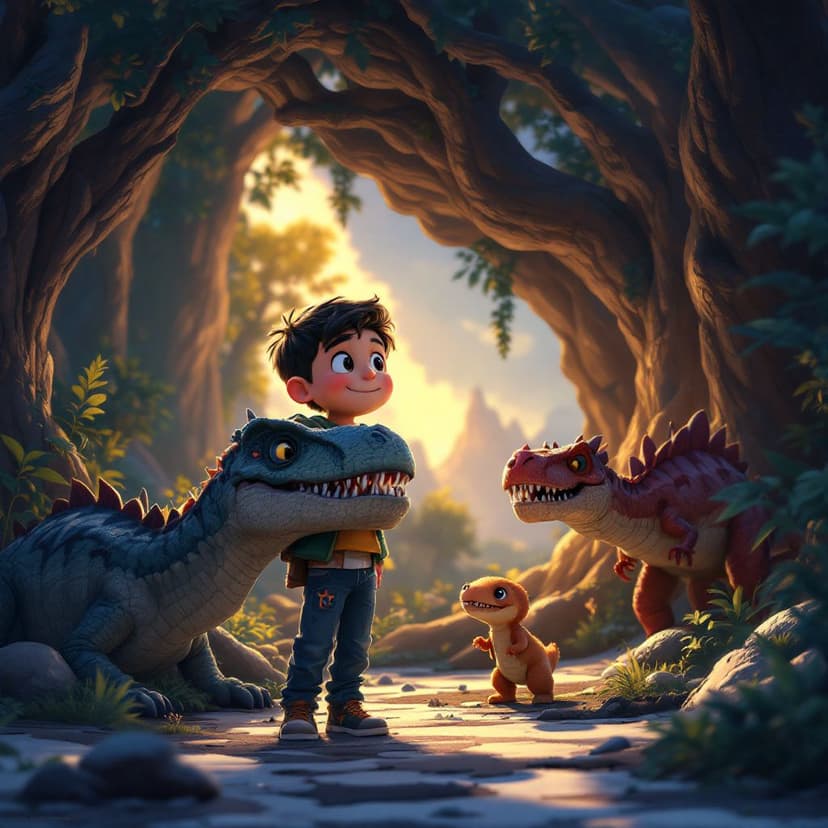 Liam's Dinosaur World: Exploring a world of dinosaurs and prehistoric creatures story preview