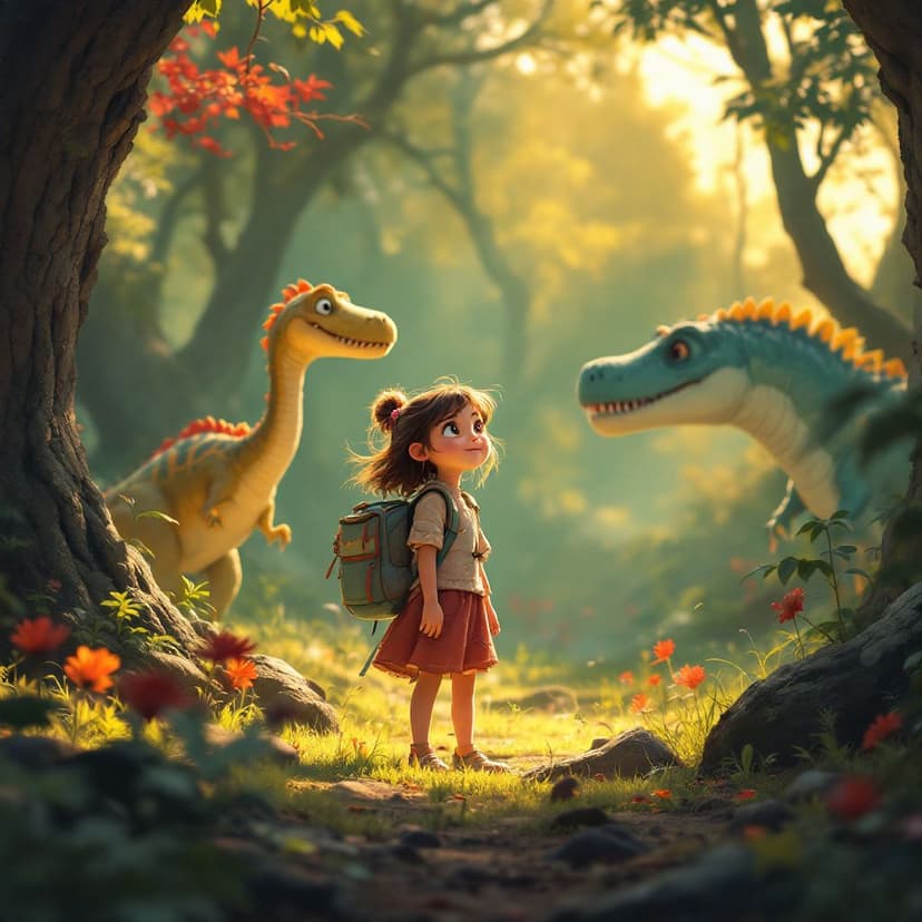 Lily's Dinosaur World: Exploring a world of dinosaurs and prehistoric creatures story preview