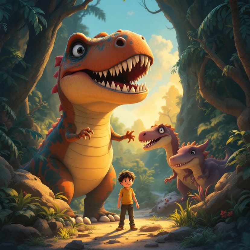 Luca's Dinosaur World: Exploring a world of dinosaurs and prehistoric creatures story preview