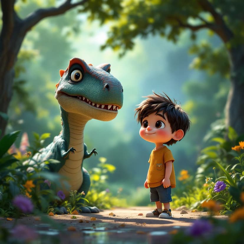 Lucas's Dinosaur World: Exploring a world of dinosaurs and prehistoric creatures story preview
