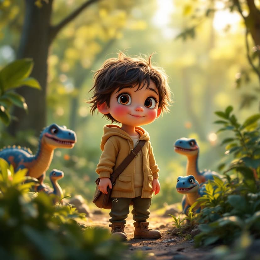 Luna's Dinosaur World: Exploring a world of dinosaurs and prehistoric creatures story preview