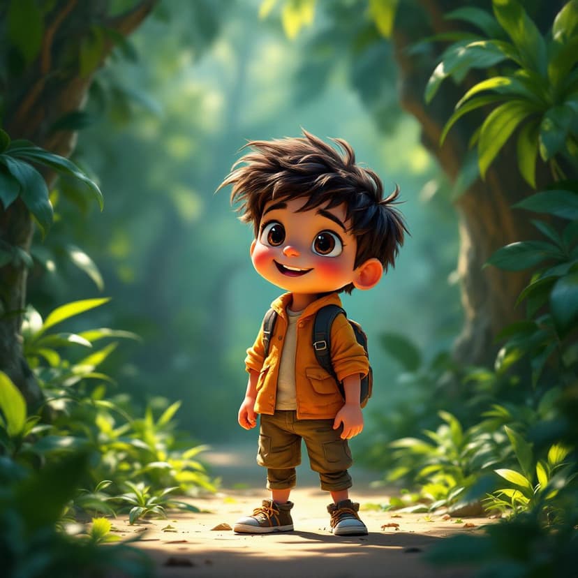 Asher's Jungle Adventure: Leading a wildlife rescue mission story preview