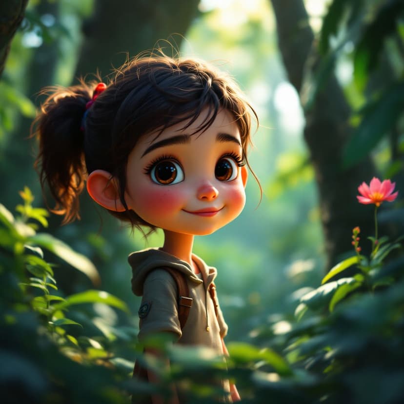 Emily's Jungle Adventure: Leading a wildlife rescue mission story preview