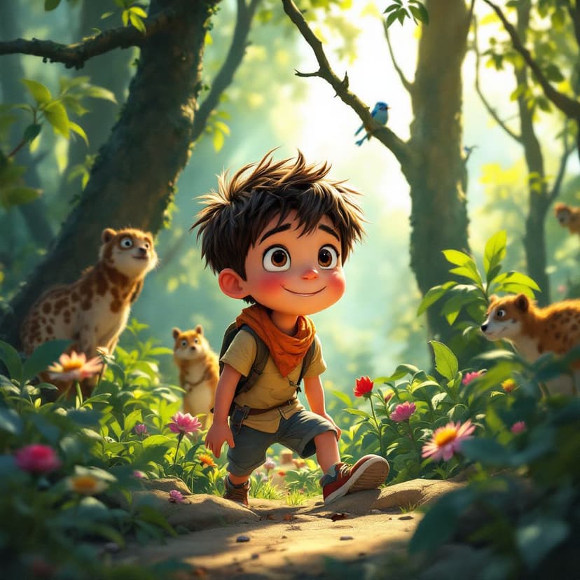 Levi's Jungle Adventure: Leading a wildlife rescue mission story preview