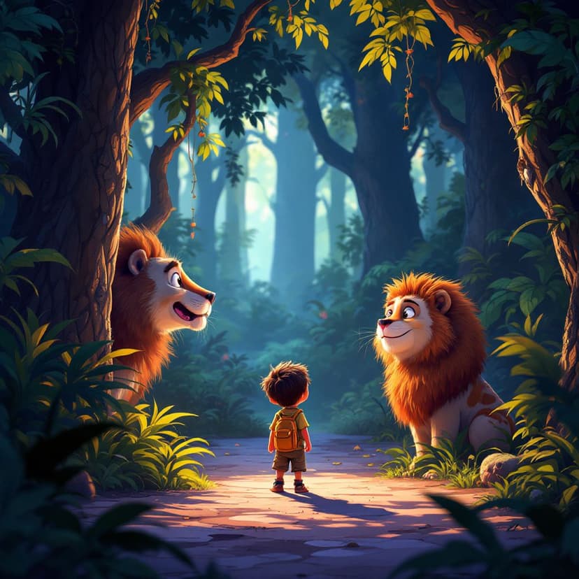 Luca's Jungle Adventure: Leading a wildlife rescue mission story preview
