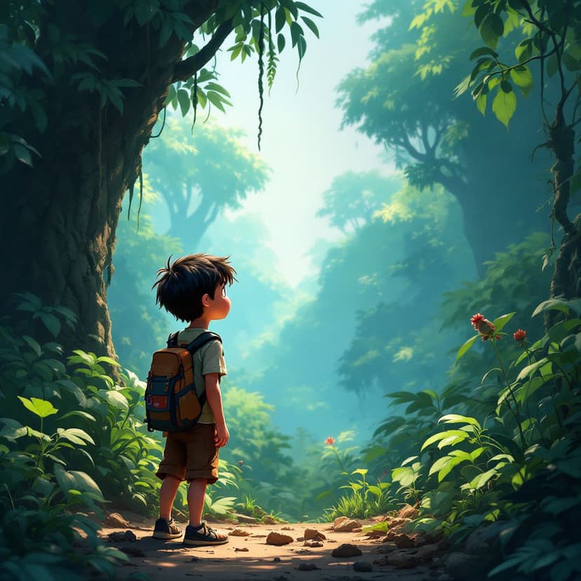 Lucas's Jungle Adventure: Leading a wildlife rescue mission story preview