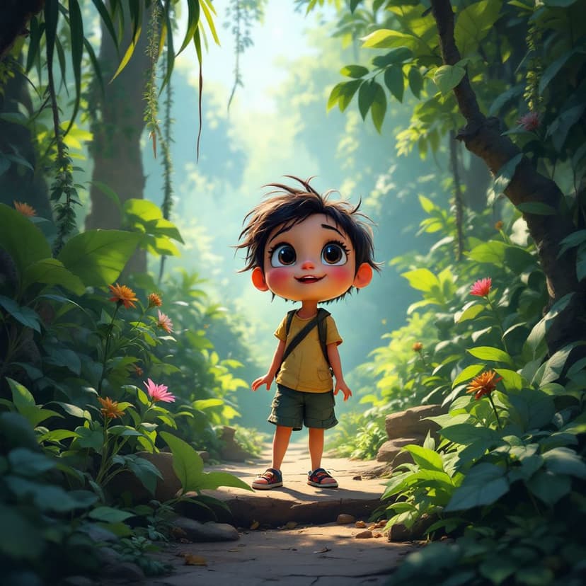 Luna's Jungle Adventure: Leading a wildlife rescue mission story preview