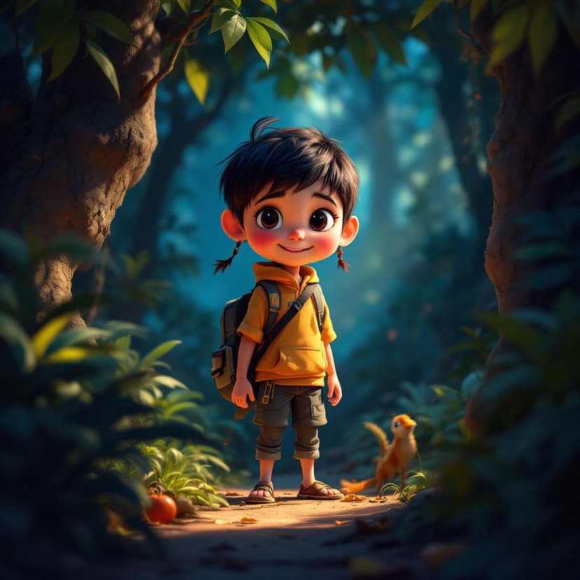 Mia's Jungle Adventure: Leading a wildlife rescue mission story preview