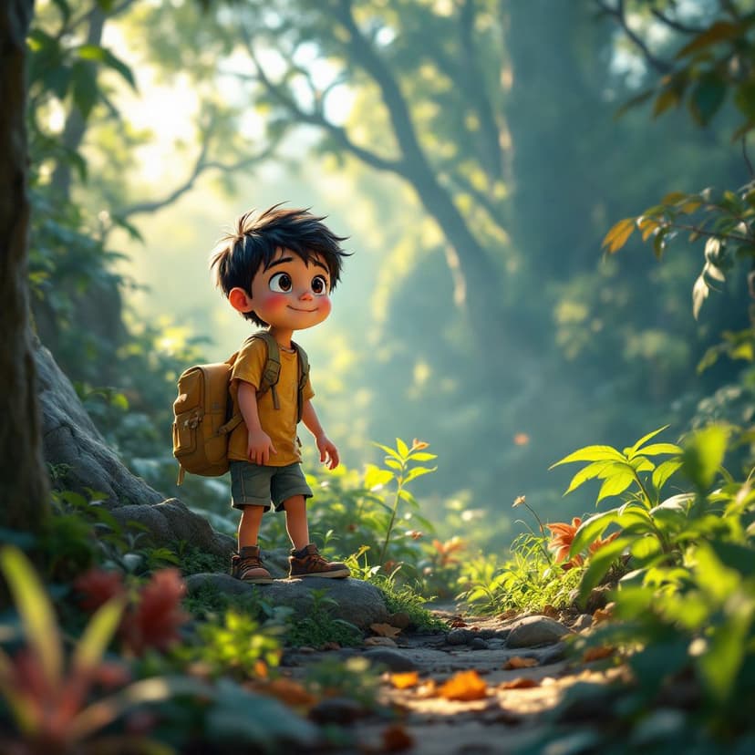 Michael's Jungle Adventure: Leading a wildlife rescue mission story preview