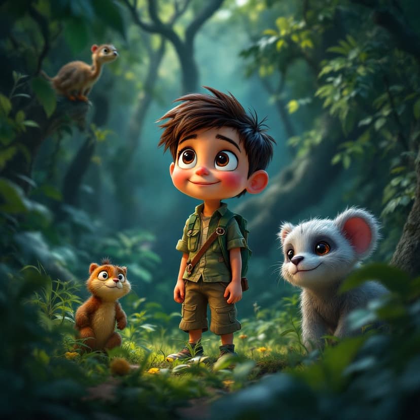 Noah's Jungle Adventure: Leading a wildlife rescue mission story preview