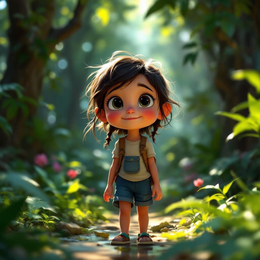 Penelope's Jungle Adventure: Leading a wildlife rescue mission story preview