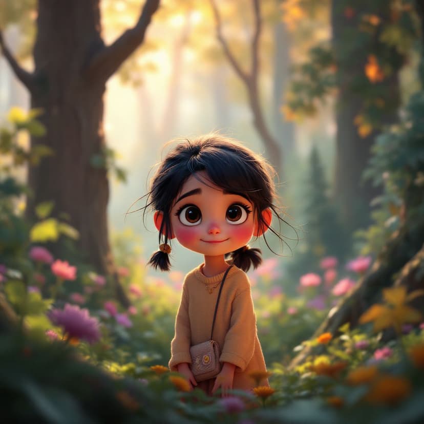 Aria's Magical Forest: Exploring a world of enchanted creatures story preview