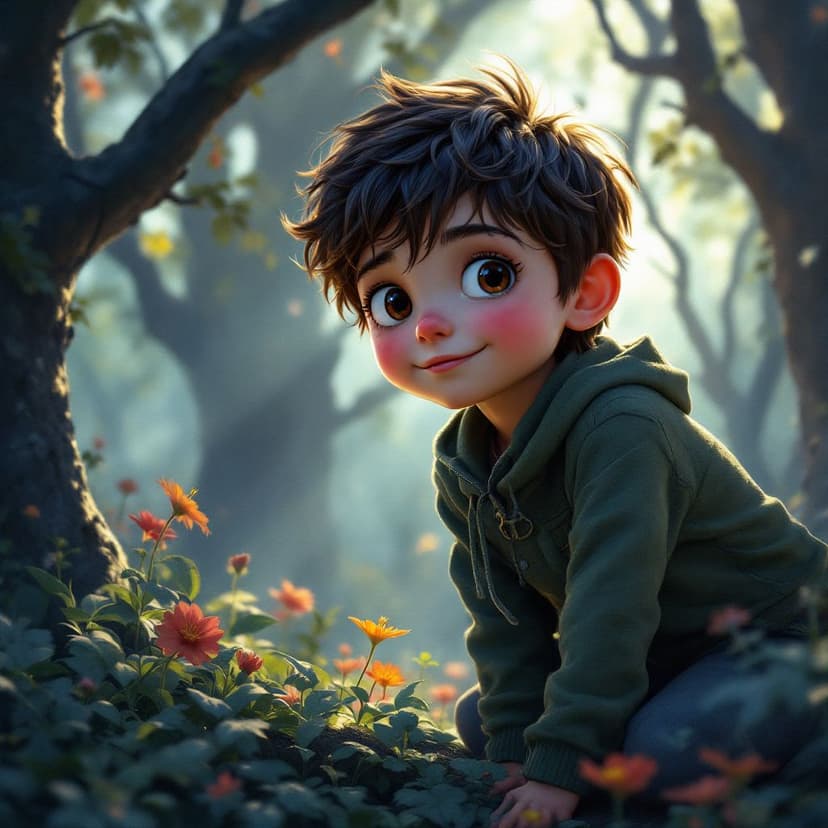 Asher's Magical Forest: Exploring a world of enchanted creatures story preview