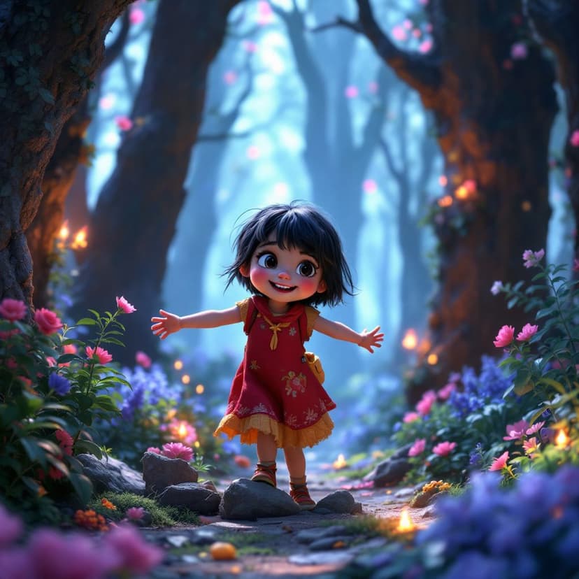 Gianna's Magical Forest: Exploring a world of enchanted creatures story preview