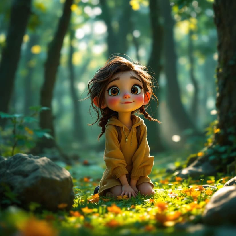 Hazel's Magical Forest: Exploring a world of enchanted creatures story preview