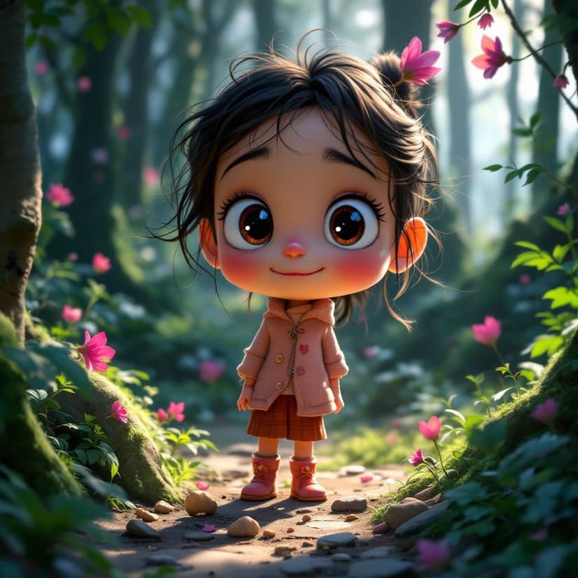 Lily's Magical Forest: Exploring a world of enchanted creatures story preview