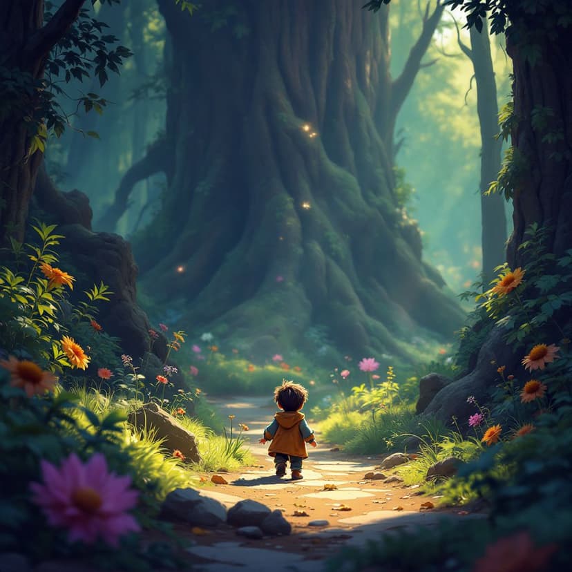 Luca's Magical Forest: Exploring a world of enchanted creatures story preview