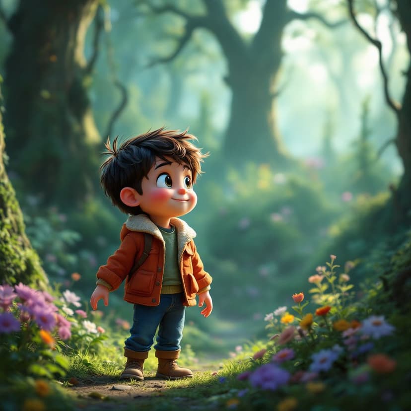 Lucas's Magical Forest: Exploring a world of enchanted creatures story preview