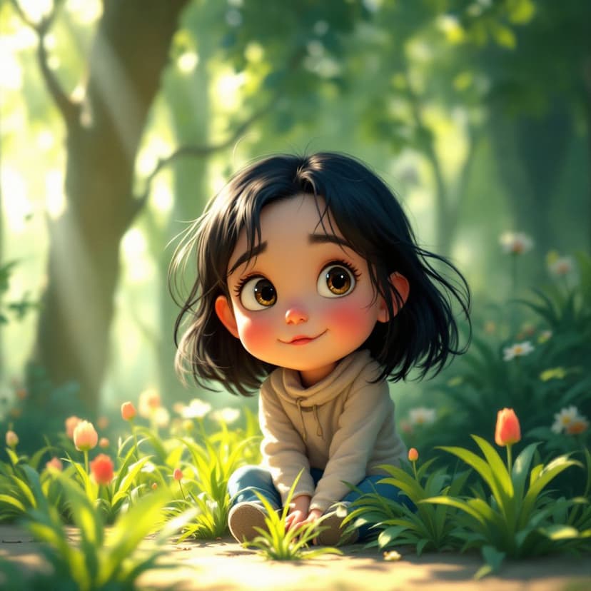 Luna's Magical Forest: Exploring a world of enchanted creatures story preview
