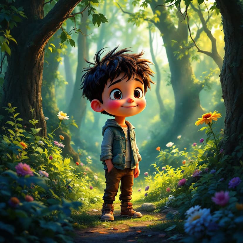 Michael's Magical Forest: Exploring a world of enchanted creatures story preview