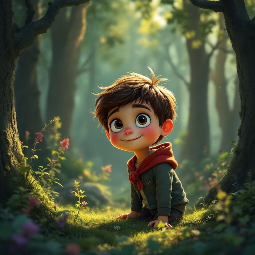 Oliver's Magical Forest: Exploring a world of enchanted creatures story preview
