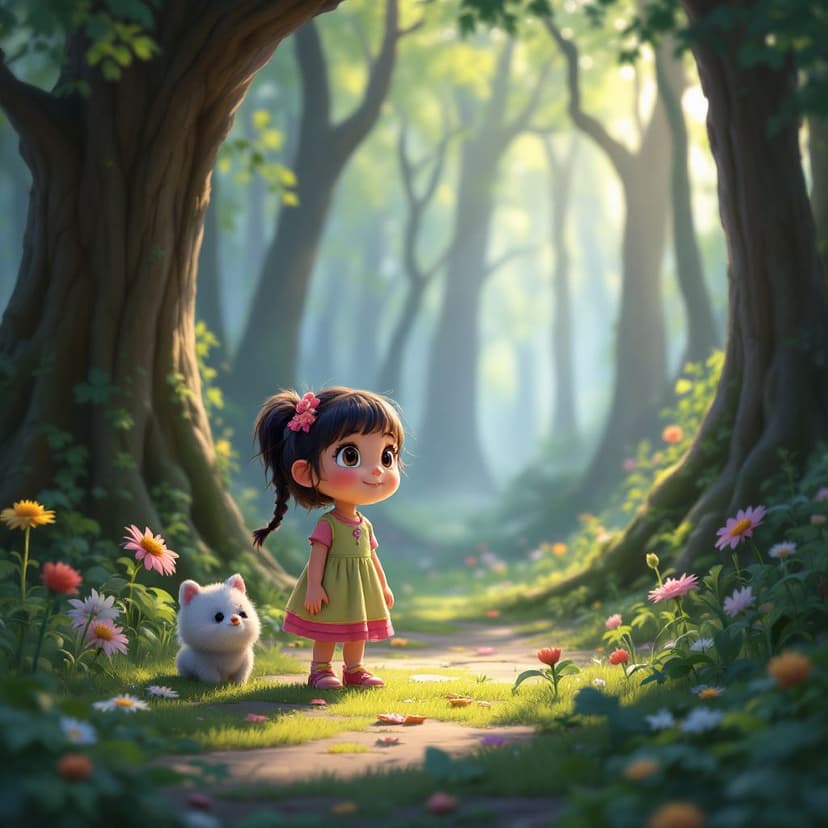 Violet's Magical Forest: Exploring a world of enchanted creatures story preview