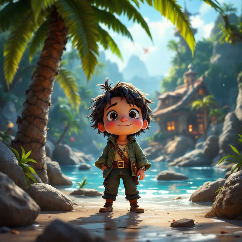 Alexander's Pirate Island: Sailing the seas looking for magical treasure story preview